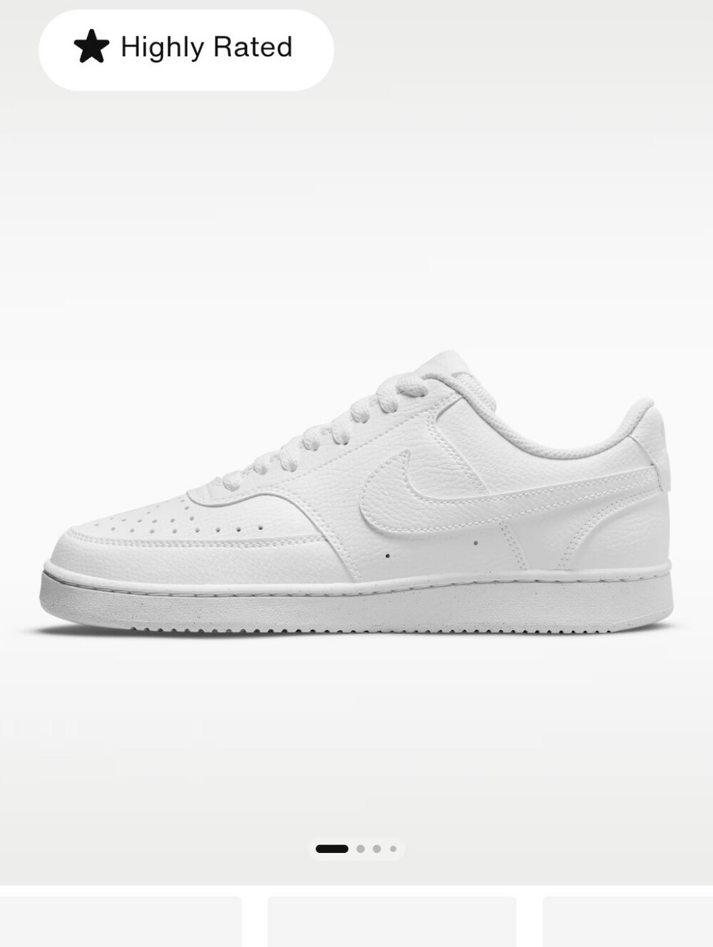 Nike All-White Low-Top Sneakers